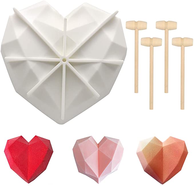 Diamond Heart Mold Si
