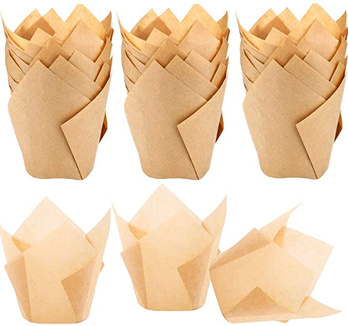 150pcs Tulip Cupcake 
