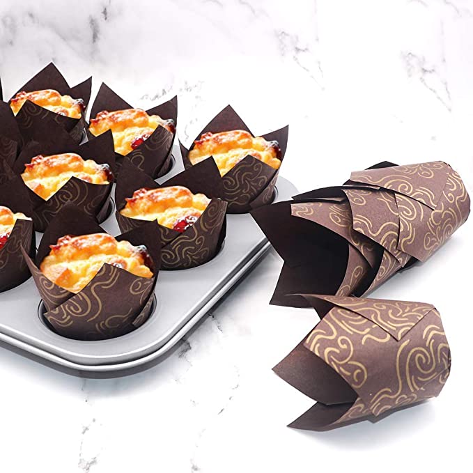 150pcs Tulip Cupcake 