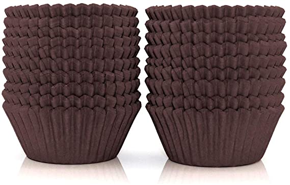 300Pcs Brown Cupcake 